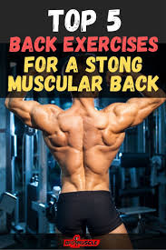 Want To Know How To Build A Strong Back Then Check Out The Best Back Exercises Right Here Learn The Deadlifts Back Exercises Good Back Workouts Muscular Back