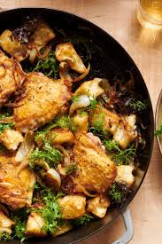 Chicken With Caramelized Onions And Croutons Recipe Crouton Recipes Recipes Caramelized Onions