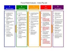Force Field An Example For Aries Pty Ltd An Imaginary Company Learning And Development Analysis School Items