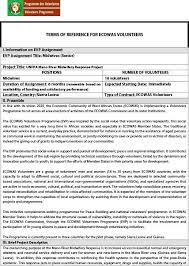 A motivation letter resembles a cover letter. Recruitment The Ecowas Ecowas Volunteers Programme Facebook