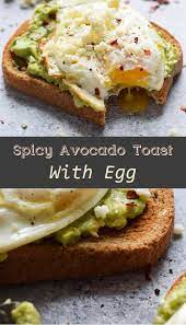 Spicy Avocado Toast With Egg Recipe Best Avocado Toast Recipe Toast Recipes Avocado Toast Recipe