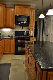 natural cherry custom kitchen cabinets