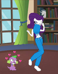Depiction in equestria girls my little pony equestria girls. Rarity Belly Dances For Spike By Eli J Brony On Deviantart