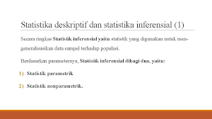 Pengertian statistika deskriptif statistika deskriptif adalah tehnik yang digunakan untuk mensarikan data dan menampilkannya dalam bentuk yang dapat. Statistika Tito Aditya Perdana S E M E