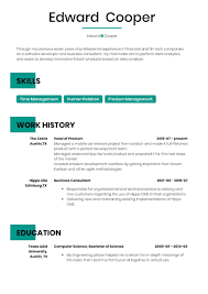 select your resume templates for free
