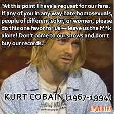 Kurt cobain was only 27 when nirvana broke up. Pin On Lgbt