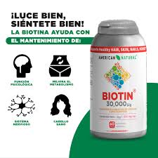 Luce bien, siéntete bien! La biotina te ayuda a mantener tu 💆♀️ cabello  sano, 👨🔬 sistema nervioso, 🧠 función psicológica y 🏃♀️ mejora tu  metabolismo. ¡Biotin es una verdadera maravilla para tu