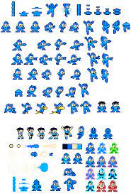 Nes Color Like Gb Megaman Sprites Pixel Art Characters Sprite Pixel Art