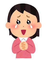 感動する女性のイラスト | かわいいフリー素材集 いらすとや