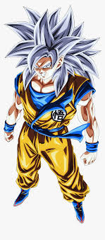 Goku is modeled wearing his deep blue undershirt, and the color of his hair is painted in the image of the original series. Ultra Instinct Goku Ultra Instinct Ultra Super Saiyan Ultra Instinct Super Saiyan Goku Hd Png Download Transparent Png Image Pngitem