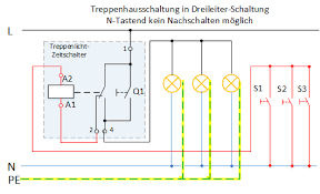 Elektroinstallation Treppenhausschaltung
