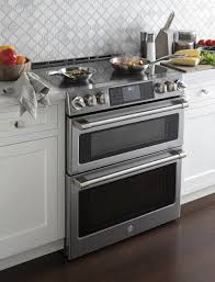 Left and right arrows move across top level links and expand / close menus in sub levels. Ge Cafe Series 30 Slide In Front Control Induction And Convection Double Oven Traditional Kitchen By Ge Appliances Houzz Au