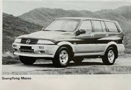 Image result for Monaco Black 1995 SsangYong