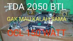 D high class tv sets on the strength of its high supply voltage and very low ha rmonic and crossover tda2050. Modif Tda 2050 Dual Btl Stereo Ptp Youtube