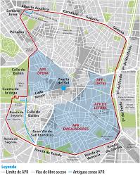 Sus calles empinadas, estrechas y de trama irregular conservan. Madrid Central Asi Es El Mapa De Madrid Central