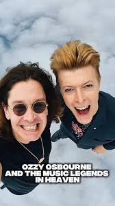 There's a starman waiting in the sky, He'd like to come and meet us, But he  thinks he'd blow our minds., #OzzyOsbourne #davidbowie