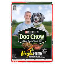 Purina Dog Chow High Protein Dry Dog Food High Protein Recipe With Real Lamb Beef Flavor 20 Lb Bag Meijer