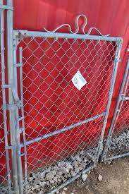 Our color coated chain link fence kits are designed with premium color coated steel components. Chain Link Fence Gate Shorewood Forest Surplus Lumber Vintage Collectibles Sale K Bid