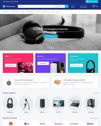 Background video as a cool design choice. Warehouse Theme Metal Ecommerce Website Template