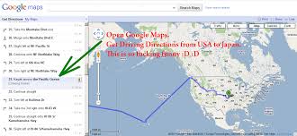 Mapquest's tech team has been working for more than a year on a new web version. Google Maps Suggest You To Take A Kayak From Usa To Japan