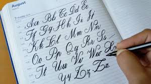 La Caligrafia Cursiva Escritura Alfabetos Letras De La A A La Z Mayusculas Y Minusculas Youtube