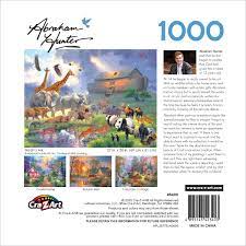 Noah's ark is a large vessel appearing in the book of genesis and the quaran. Abraham Hunter 1000 Piece Jigsaw Puzzle The Ark And Friends Walmart Com Walmart Com