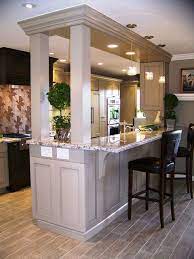 Kitchen Pictures Of Kitchen Breakfast Bars Design Pictures Remodel Decor And Ideas Galley Kitchen Remodel Contemporary Kitchen Home Remodeling