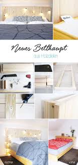 Do It Yourself Selbst Aus Holzdielen Ein Betthaupt Bauen Aus Bauen Betthaupt Ein Holzdielen Schlaf In 2020 Build A Headboard Kid Room Decor Wooden Floorboards