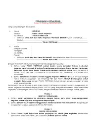 Contoh surat perjanjian kerjasama rumah makin / cafe. Perjanjian Kerjasama Koperasi Driver