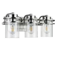 Patriot Lighting Joska Brushed Nickel 3 Light Vanity Light At Menards