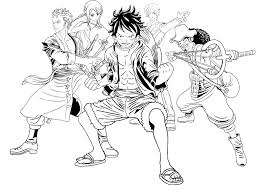 Seekers of the main treasure. Printable One Piece Anime Coloring Pages Novocom Top