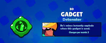 Jacky gets a burst of energy and moves faster! Bo Second Gadget Idea Brawlstars