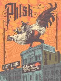 Ascend Amphitheater Nashville Tn 8 4 By Status Serigraph Edition Of 700 Serigraph Concert Posters Phish Posters