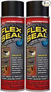 Flex Seal Spray Rubber Sealant Coating 14 Oz Black 2 Pack Thread Sealants Amazon Com