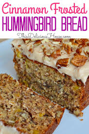 Hummingbird Bread Cream Cheese Frosting This Delicious House Recipe Bread Recipes Homemade Bread Recipes Sweet Easy Bread Recipes