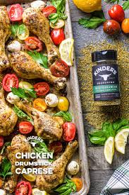 Chicken Drumstick Caprese In 2020 Poultry Recipes Baked Chicken Recipes Chicken Drumsticks