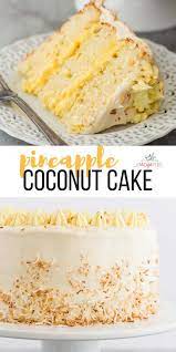 Pineapple Coconut Cake Desserts Coconut Cake Recipe Cake Recipes