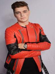 Dutch Dj Martin Garrix Red And Black Leather Jacket Red And Black Jacket Stylish Leather Jacket Martin Garrix
