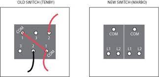 From there, 3 wire cables (black, white and red) are used between the switches, with a final 2 wire cable going from the last switch to the light fixture. Double Light Switch Wiring Diagram Diynot Forums