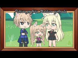 Puedes pintar según el modelo o a tu gusto. Pintura Perfeita Moldura Quebrada Mini Filme 1 2 Gacha Life Youtube