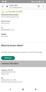 What time will my ups package arrive. Ups In Transit No Delivery Date