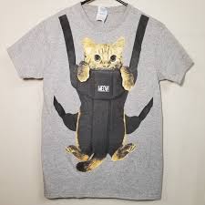 Delta Tops Cat In Baby Carrier Graphic Tshirt Poshmark