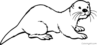 Select one of 1000 printable coloring pages of the category adult. Otter Coloring Pages Coloringall
