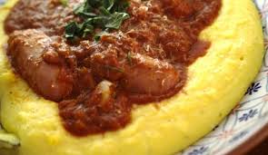 Polenta formaggiosa con croccantini di pancetta. Ricetta Polenta All Abruzzese Le Ricette Di Buonissimo