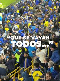 Reacción de hinchas de Boca tras eliminación en La Bombonera