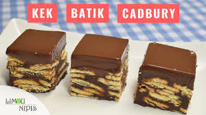 Kek batik indulgence, yg mempunyai 3 lapisan iaitu lapisan kek batik, lapisan cheese dan coklat ganache. Kek Batik Cadbury Youtube