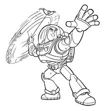 Plus de coloriages toy story gratuits à imprimer. Coloriage Buzz L Eclair Attaque En Couleur Dessin Gratuit A Imprimer