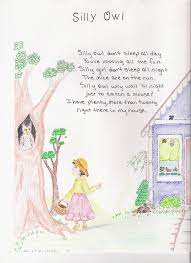 Some Little Words Kids Poems Children S Illustrators Patrice Simone Silly Owl Creative Writing Tumbl Short Poems For Kids Childrens Poems Nature Poems For Kids