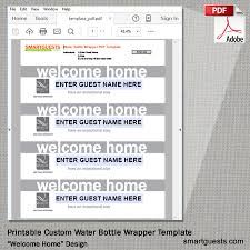 If you need a solution for file folder labels, look no further: Printable Custom Water Bottle Wrapper Pdf Template Print At Hotel