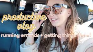 run errands with me + get things done around the house!